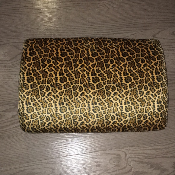 Other - Leopard Print Yoga Bolster